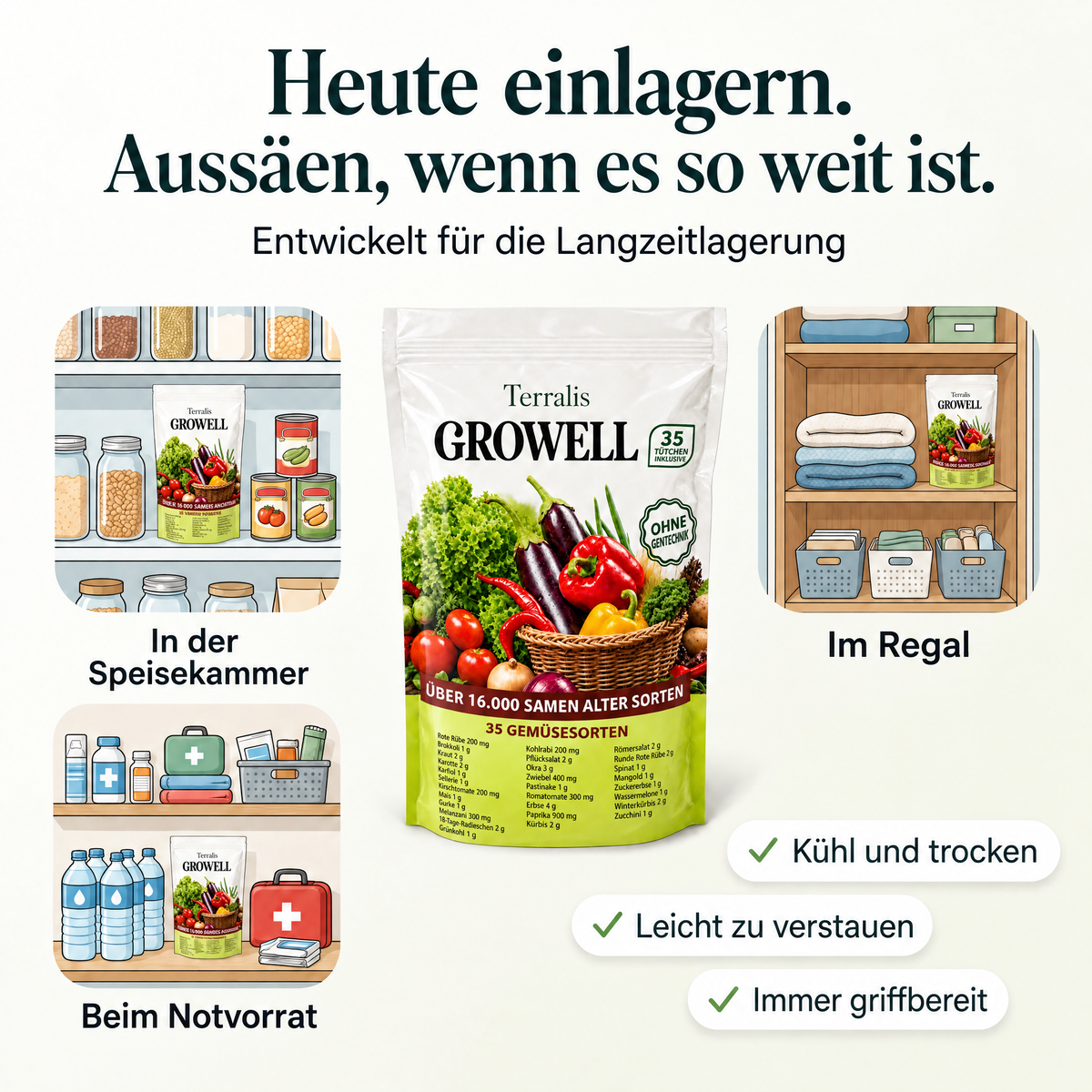 Samenvorrat Growell - GRW-AT