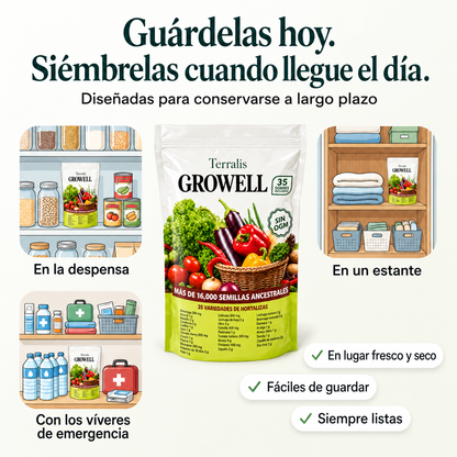 Reserva de semillas Growell - GRW-PE