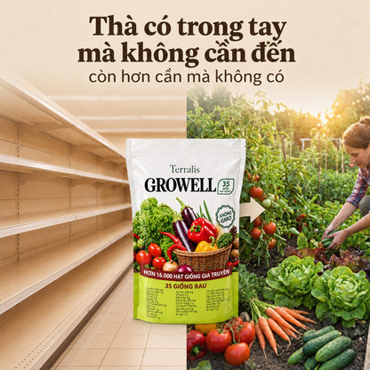 Bộ hạt giống dự trữ Growell - GRW-VN