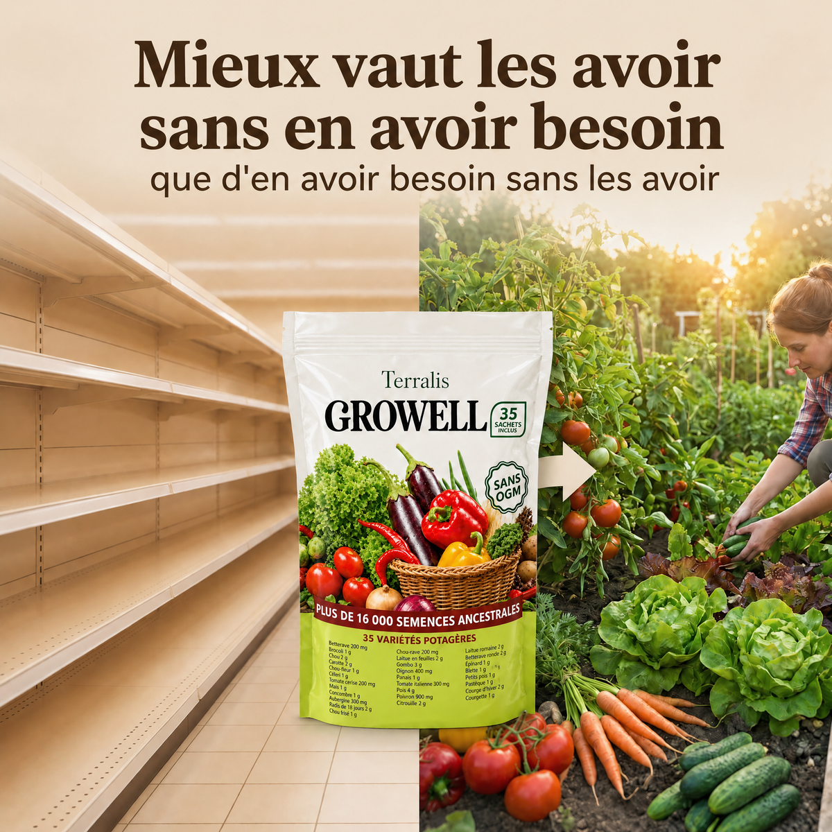 Réserve de semences Growell - GRW-MU