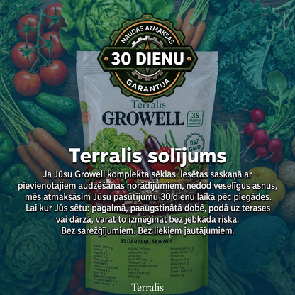 Sēklu krājums Growell - GRW-LV