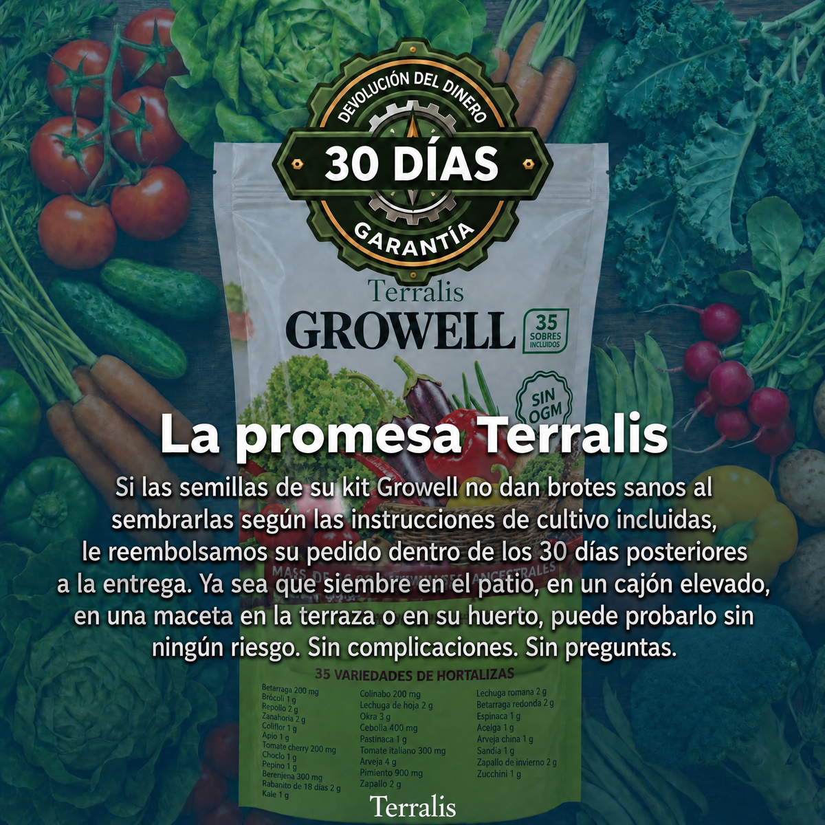 Reserva de semillas Growell - GRW-PE