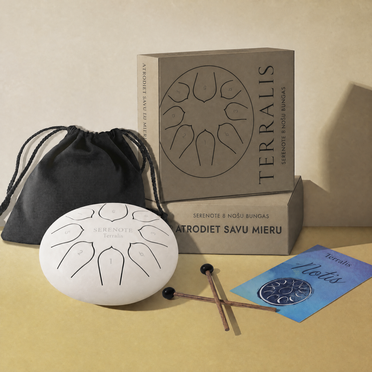 Nomierinošas mēlīšu bungas Serenote - 3477SRN-LV