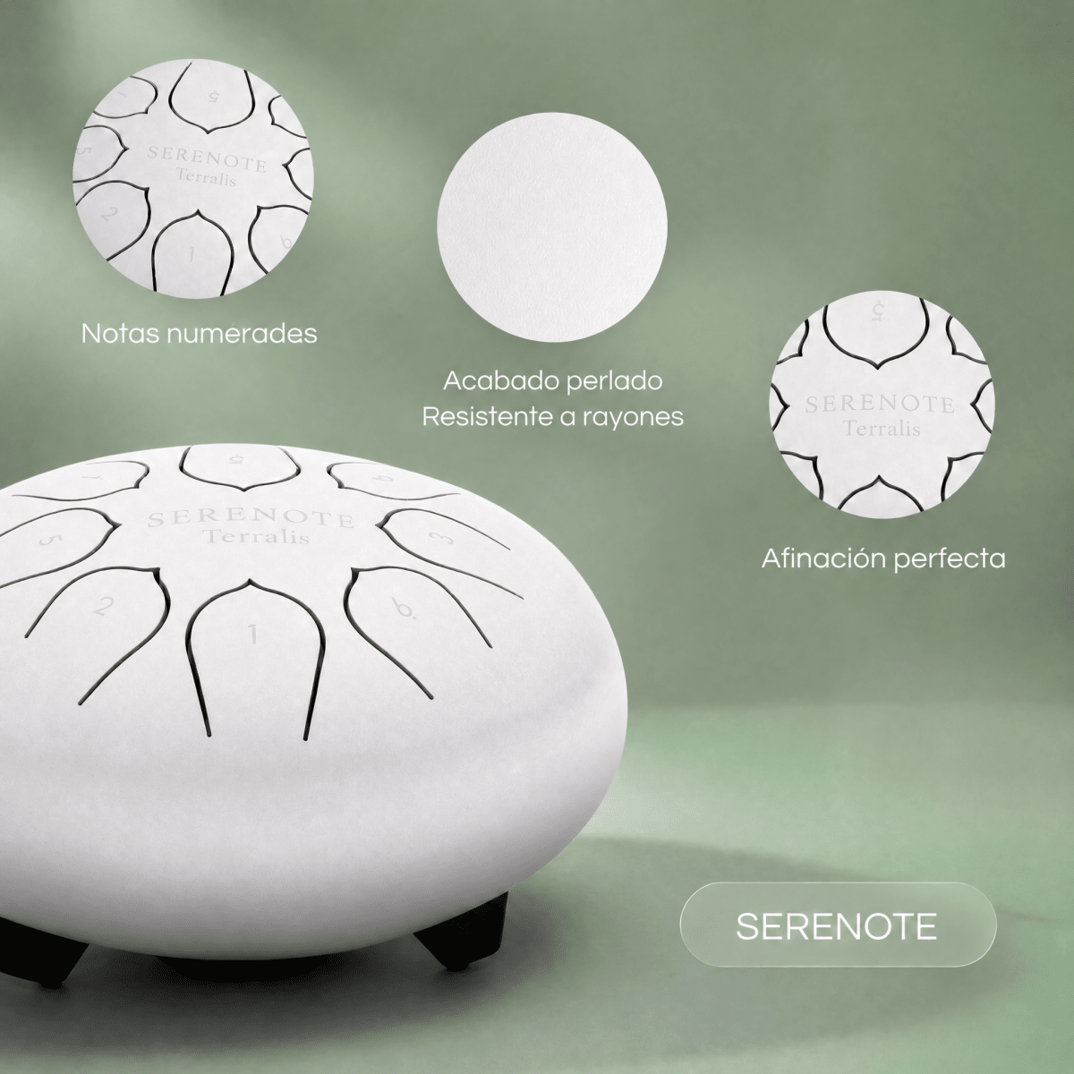 Tambor relajante Serenote - 8955SRN-PE
