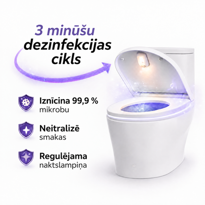 Tualetes poda UV sterilizators Uvara - 7240UVR-LV