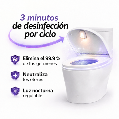 Esterilizador UV para inodoro Uvara - 7849UVR-PE