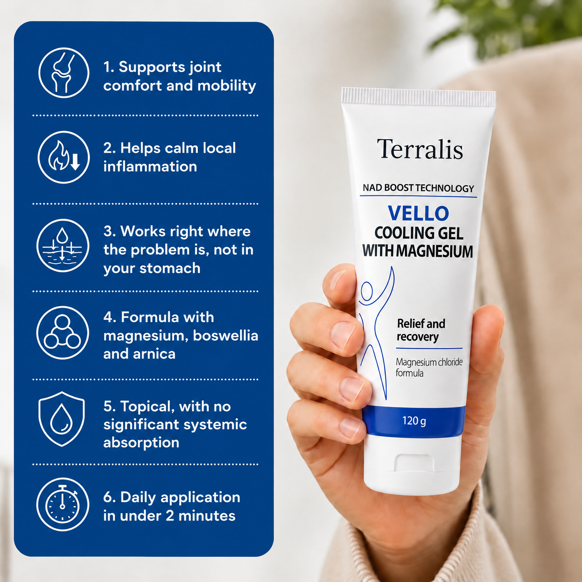 Vello Magnesium Cooling Gel - VLO-ZA